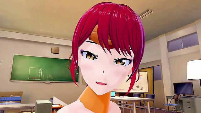 Pyrrha Nikos RWBY three dimensional anime porn