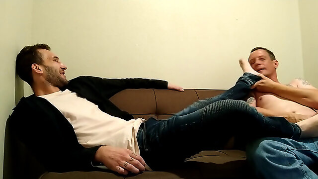 Jesses very first footjob