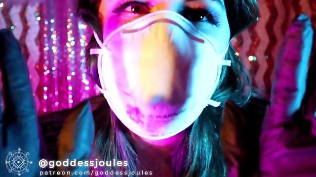 Surgical Mask ASMR - dust mask whispering surgical gloves medical fetish