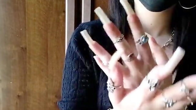 Long Nails Masturbation