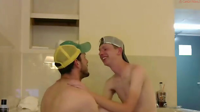 First time, smooching, anal play