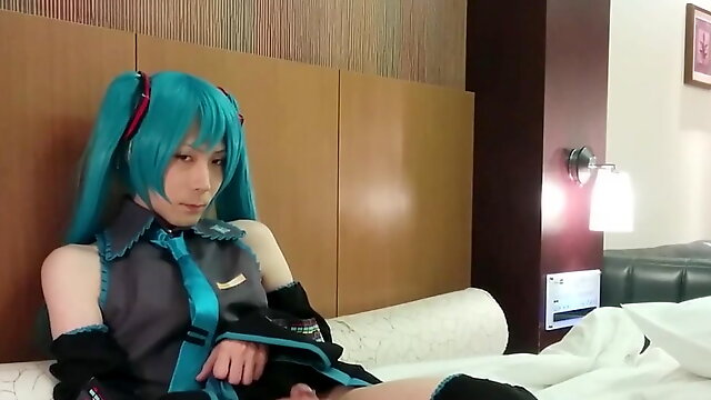 Japanese Cosplay, Japanese Solo Cum