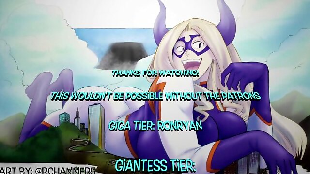 Giantess Cartoon, Vore Cartoon, Mmd My Hero, Giantess Growth