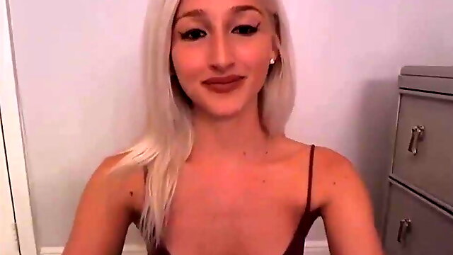 Beautiful Blonde On Webcam