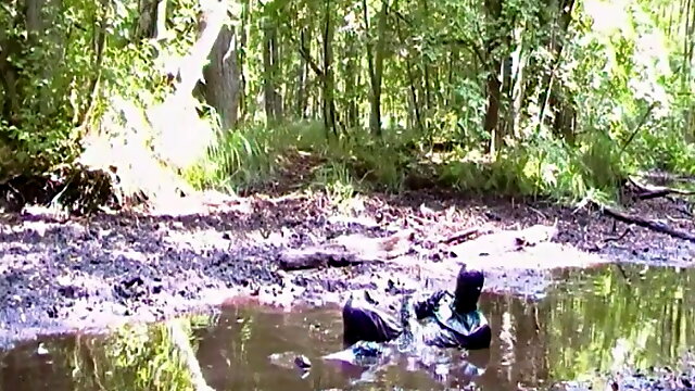 PLAYING IN MUD AND PVC