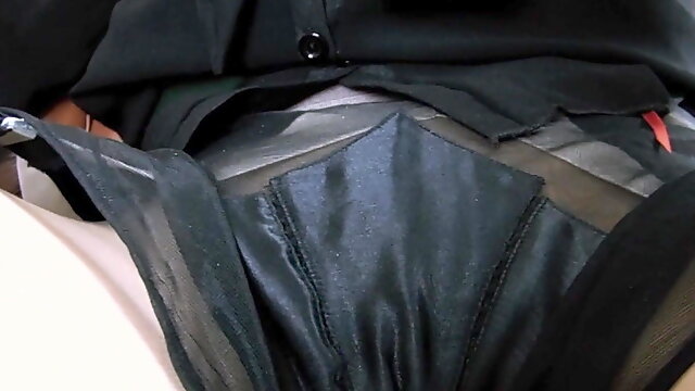 Black Nylon Panties, Suspenders And Panties, Garter Belt