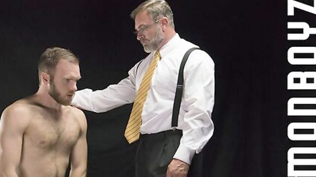 Mature fuck scene with Bishop Gibson and another bear