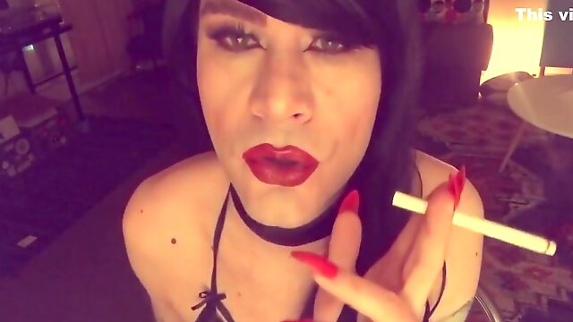 Smoking Fetish T-girl