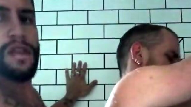 Gay Interracial Shower