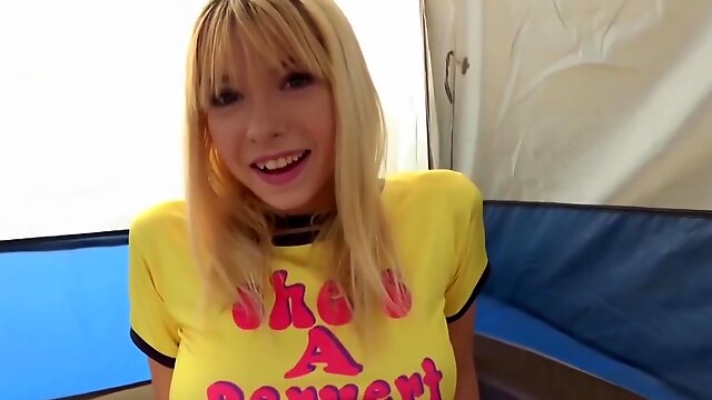 Hot Petite Sister Gets Fucked In The Tent While Camping