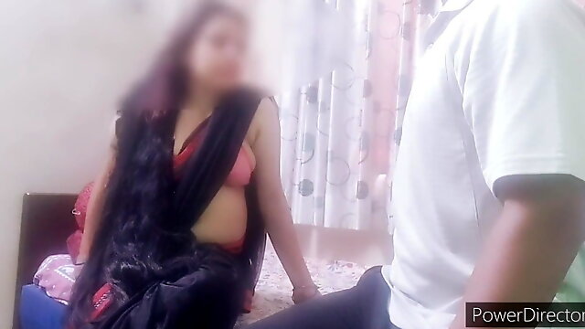 Blackmail Blowjob, Mummy, Young Boy And Mom, Indian