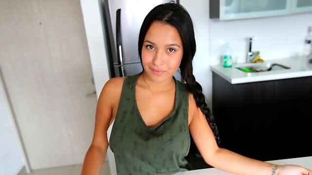 Naughty nineteen-year-old, Jesica, gets her pussy plowed deep