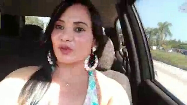 Pussyfucking, exibicionismo, carro