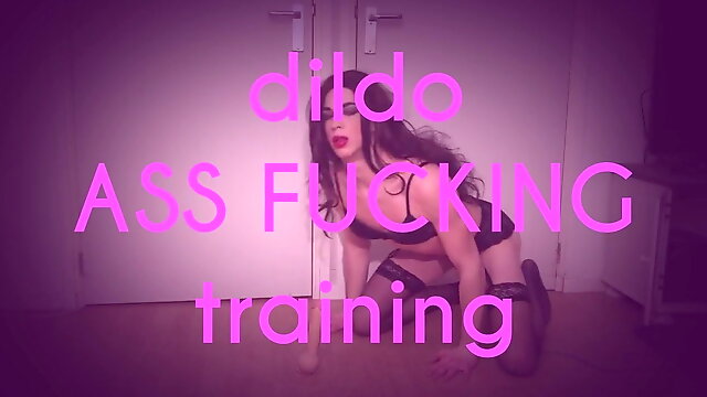 Sissy dildo training - ASS FUCKING