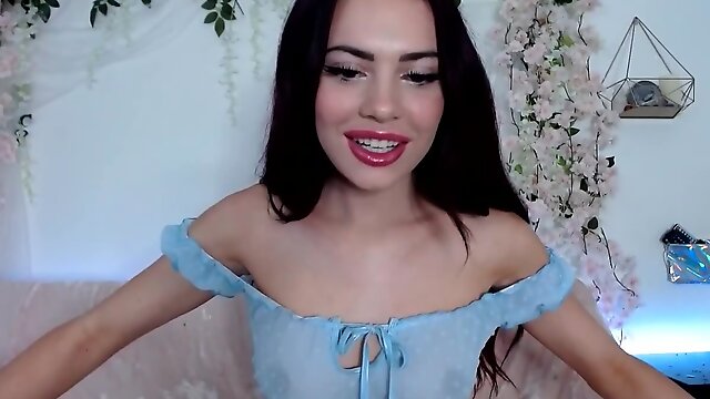 Solo video of beautiful porn actress telling stories about sex