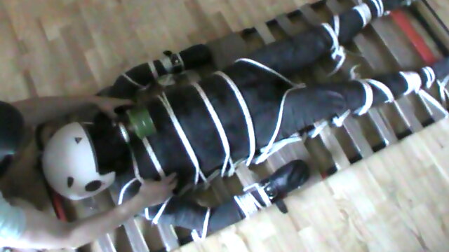 Restrained rubberslave