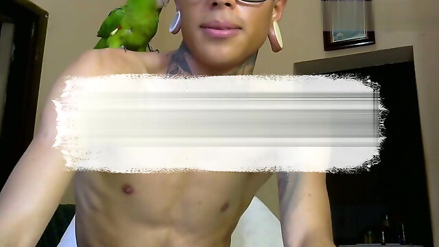 Boy with monstercock shooting huge load of cum 