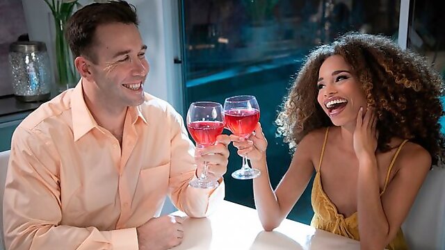 Petite GF Cecilia Lion Fucks On Date Night