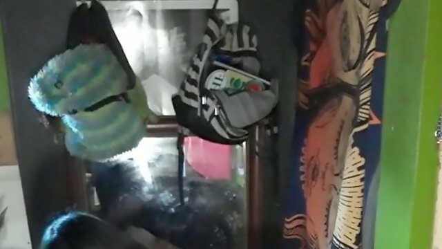 Bbw babe works dildo 