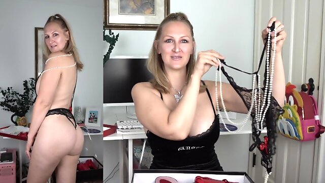 C String, Pearls, 10 Inch Heels And More! Try On! Patreon Preview!