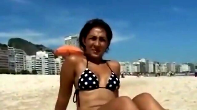 Weekend At The Beach With Brazilian Milf