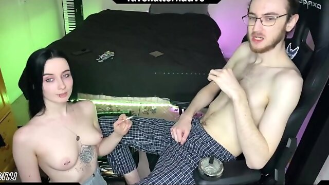 Thigh Fuck, Webcam Couple