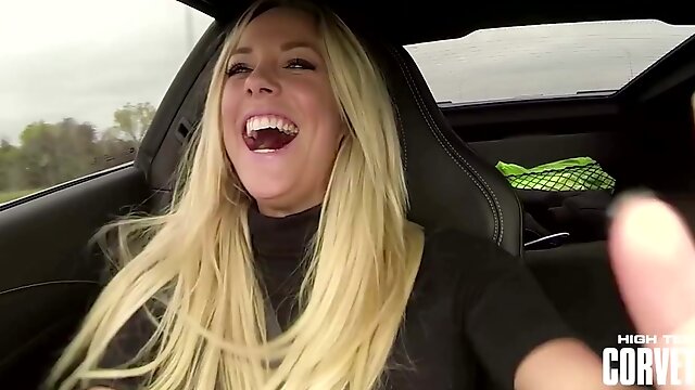 Xo Gisele screams on cars and fucks with hitachi - Gisele xo