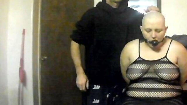 Tied Up, Tied Wife Amateur, Headshave, Bdsm Shaving Head