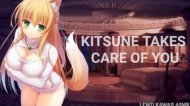 Kitsune Takes Care Of You (Sound Porn) (English ASMR)