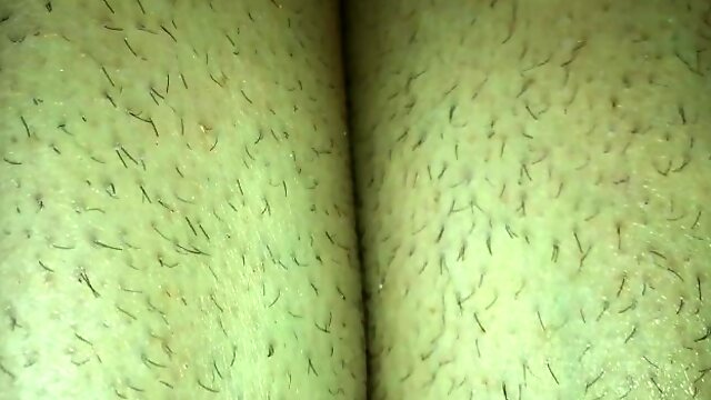 Amateur footjob #75 I used my wifes hairy legs for a quick feet fuck