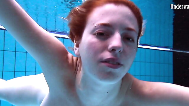 Hottest underwater submerged teen Anetta