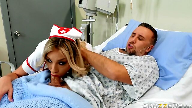 Libertine Nurse Carmen Caliente Deepthroats His Mammoth Dick!