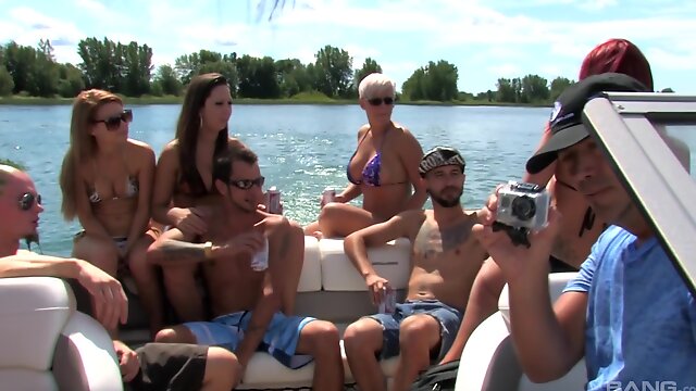 Boat Orgy, Outdoor Orgy, Boat Sex, Group