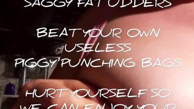 Fatty fat WEB pigs titty slap compilation 
