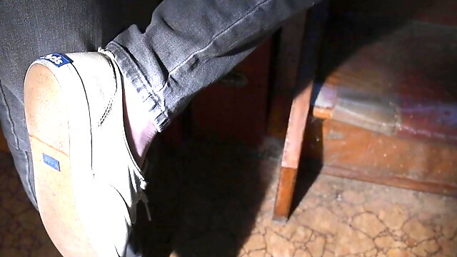 Keds pink anklets and bastinado