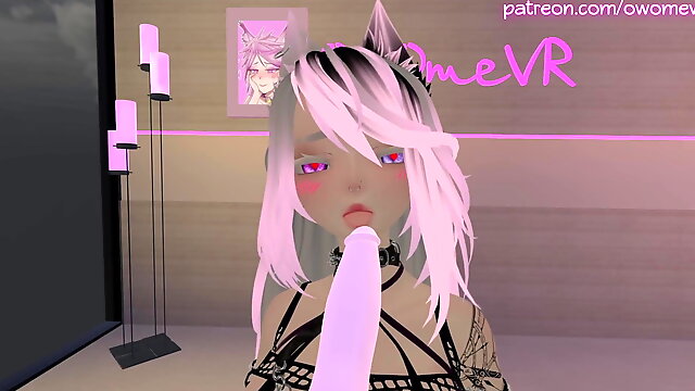 Cum for me JOI in VRchat lustful Moaning, Nudity, Edging