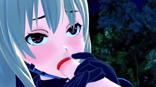 Code Vein - Mia POV Park Blowjob