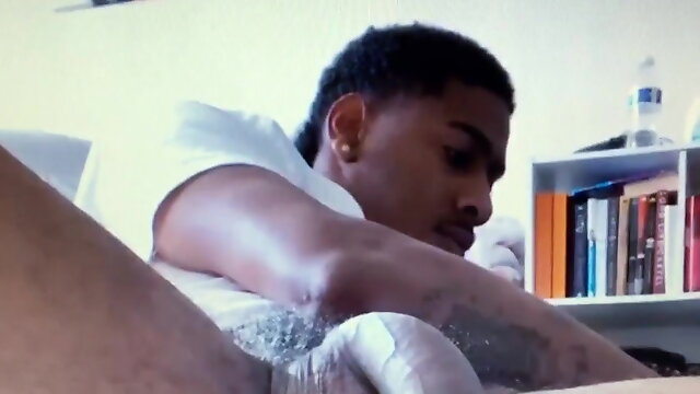 Hung black guy big balls massive flaccid cock