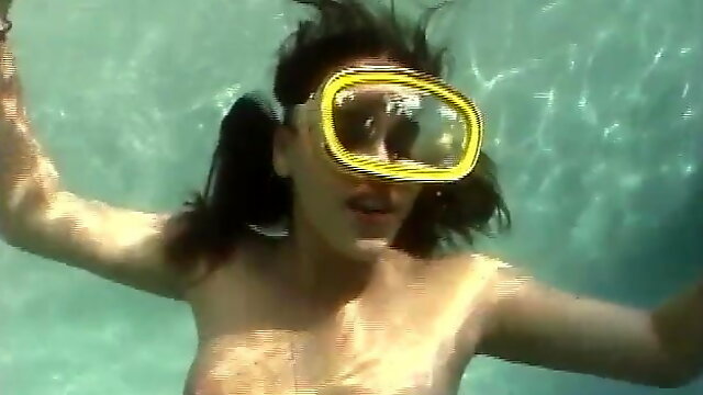 Megan Jones – Masked Underwater Sex