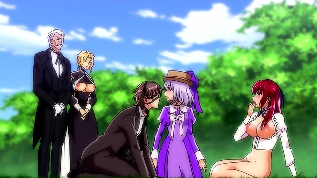 Amazing busty anime vixens hot porn video