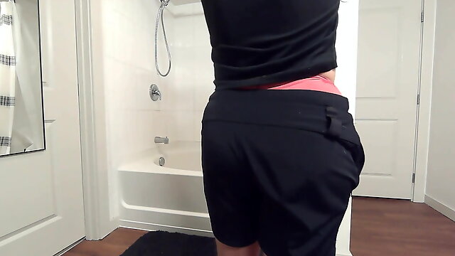 Trying on Different Panties