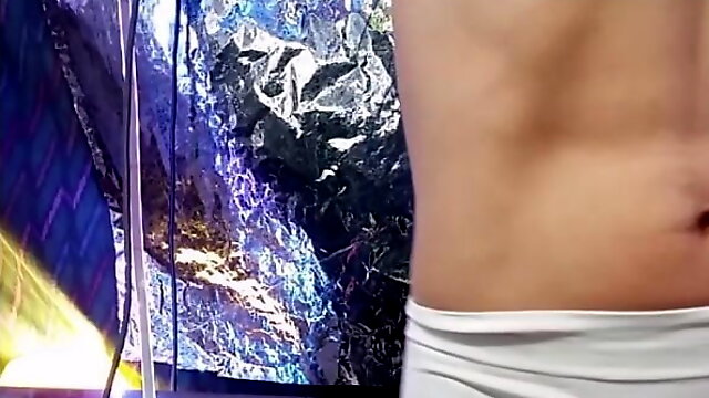 Having Fun In Front Of A Mirror 