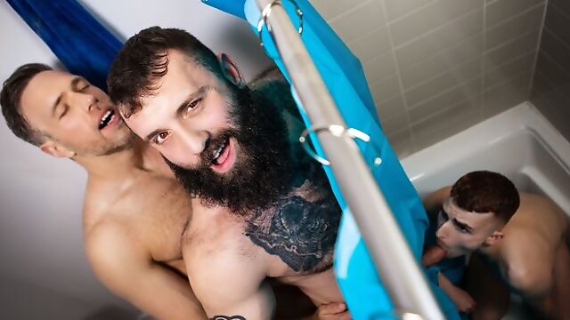 3some dicking with Alex Mecum, Markus Kage, Ryan Jacobs