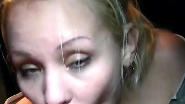 Russian girl blows cock right after breaking up with boyfriend