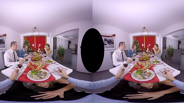 The Christmas Dinner - VR - Milf