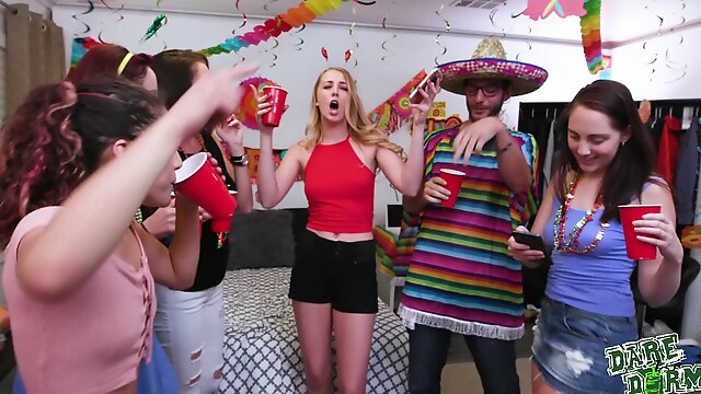 Dare Dorm. A Fucking Fiesta. Part 1