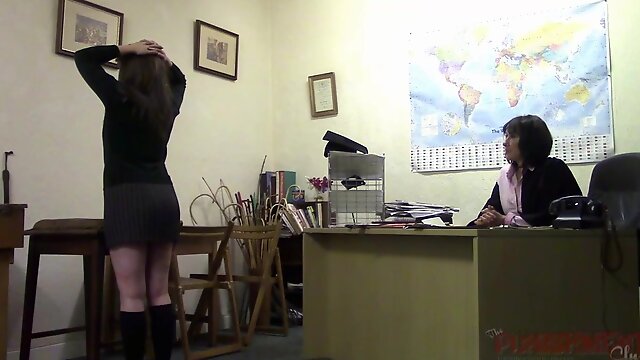 School girl caning - Amateur Porn