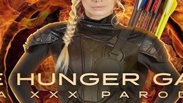 Teen Blonde Katniss Fulfills Her Fuck Fantasy HUNGER GAMES A XXX