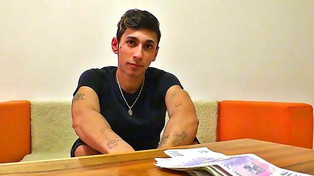 Hairy butthole twink takes a HUGE facial right here