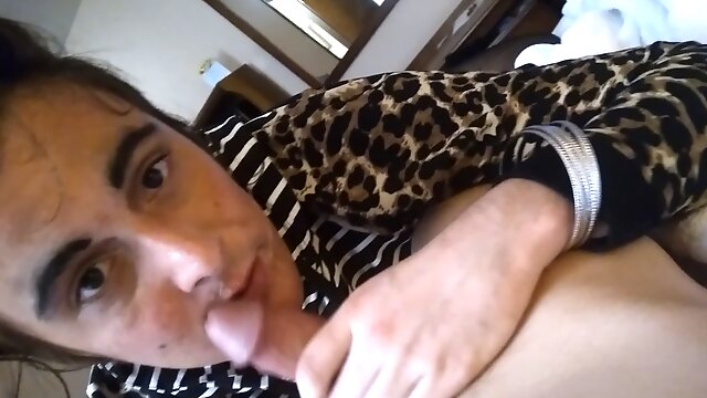 Crossdresser Cum In Mouth